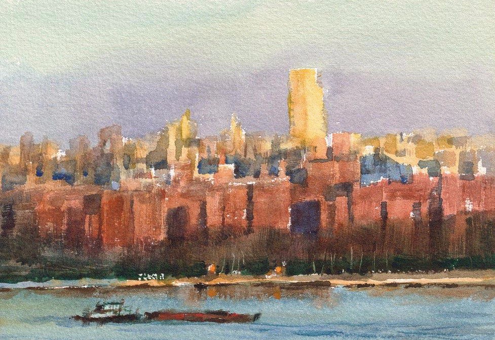 黄铁山水彩作品五