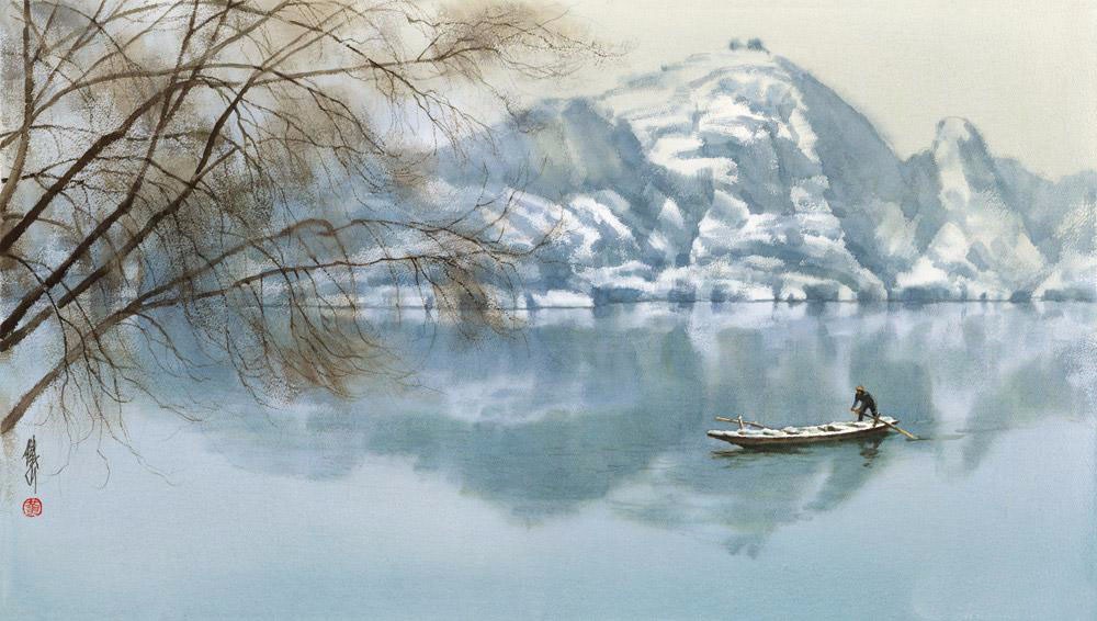 黄铁山水彩作品二