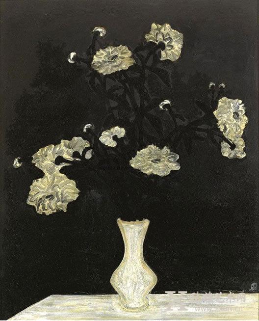 常玉油画作品